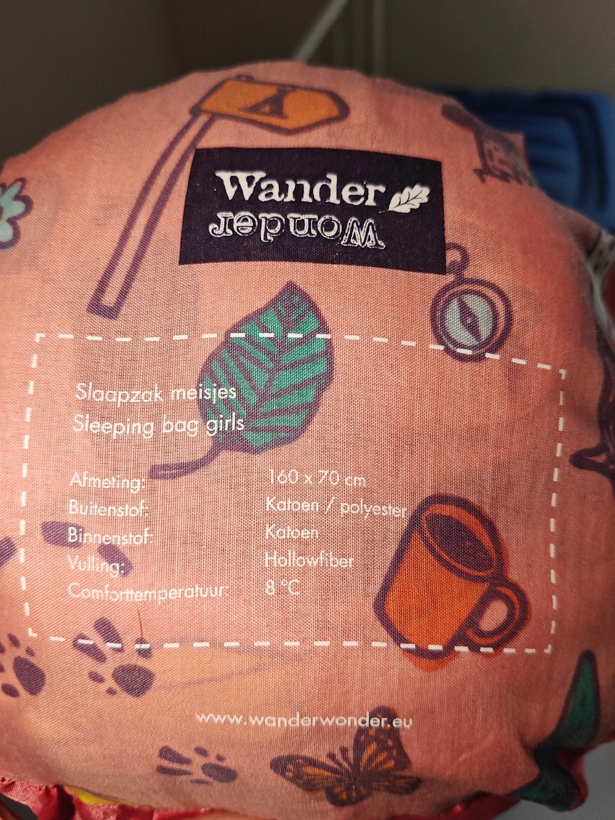 Wander Wonder Slaapzak Meisjes - 160x70 cm, Ophalen of Verzenden, Gebruikt