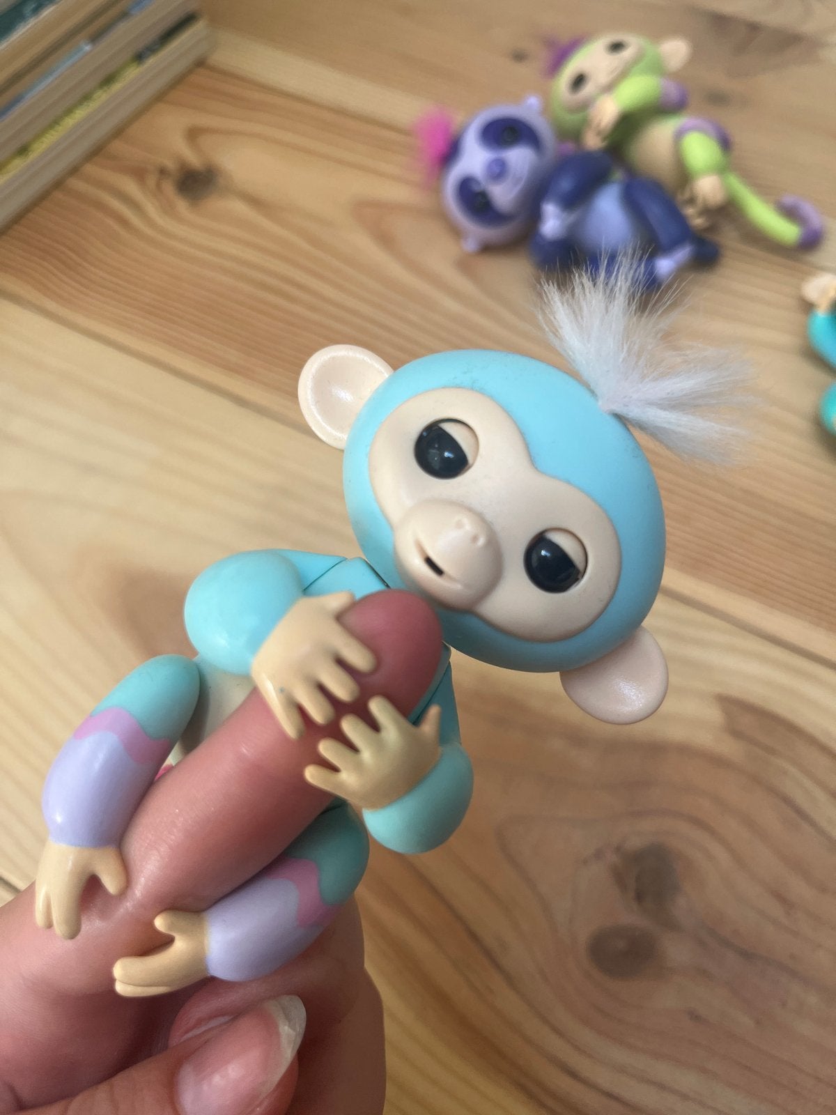 Leuke set van 4 Fingerlings aapjes, Verzenden, Zo goed als nieuw, Jongen of Meisje