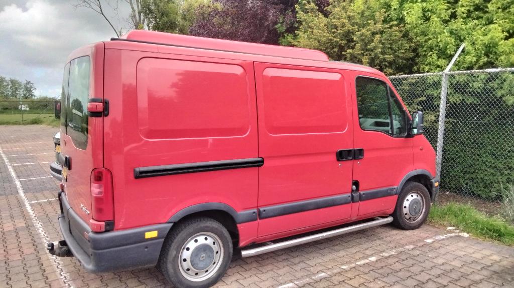 Camper Renault Master 2.8 TD - 2001 - H1L1 Rood, 2000 kg, Origineel Nederlands, Grijs, Particulier