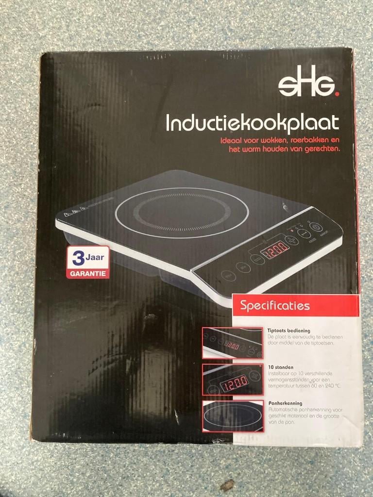 SHG Inductiekookplaat (nieuw), Ophalen, Nieuw, 4 kookzones, Inductie