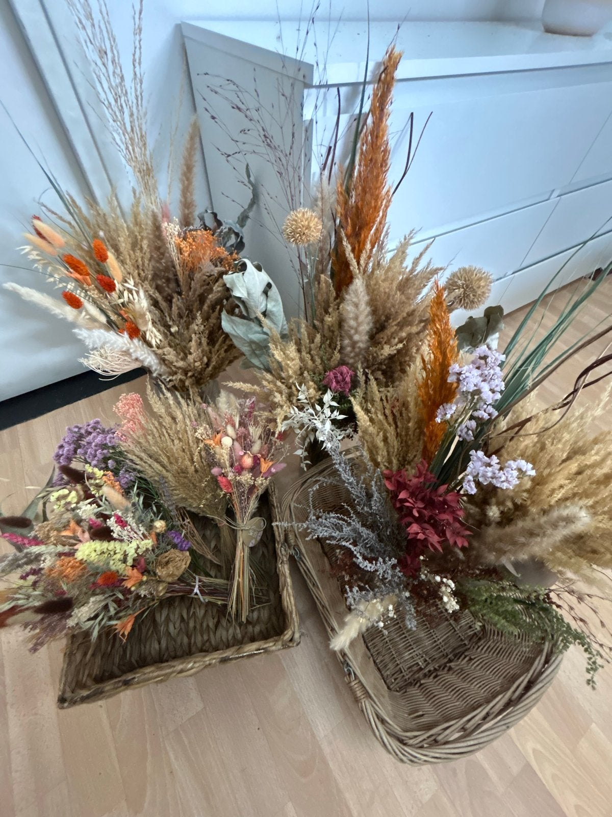 Prachtige droogbloemen boeketten en decoratie voor elk feest, Meerkleurig, Boho, Nieuw, Ophalen of Verzenden