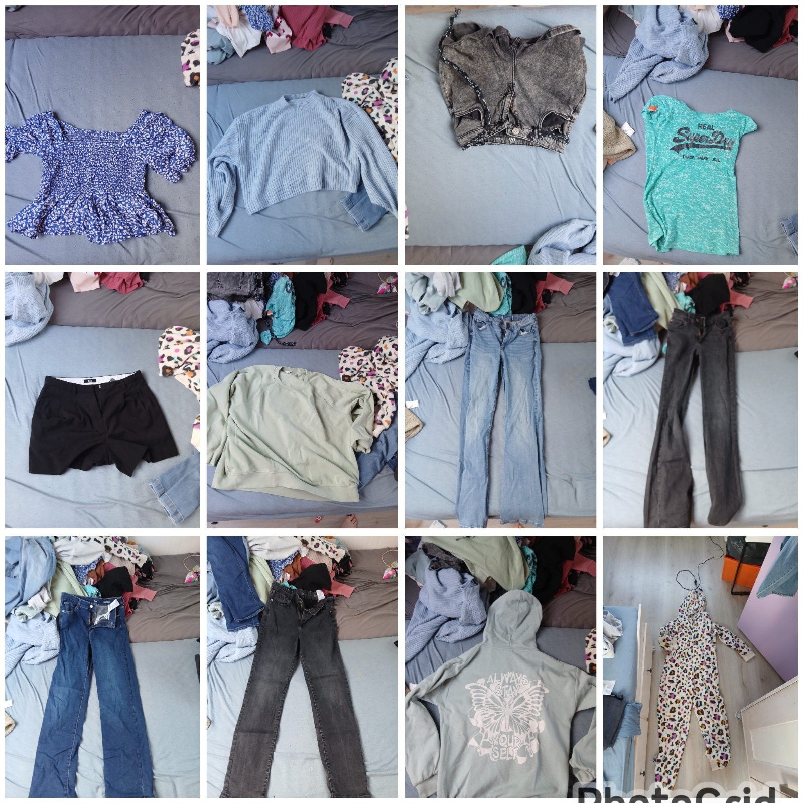 Grote kledingbundel meisjes: 164 t/m S, Ophalen, Gedragen, Maat 36 (S)