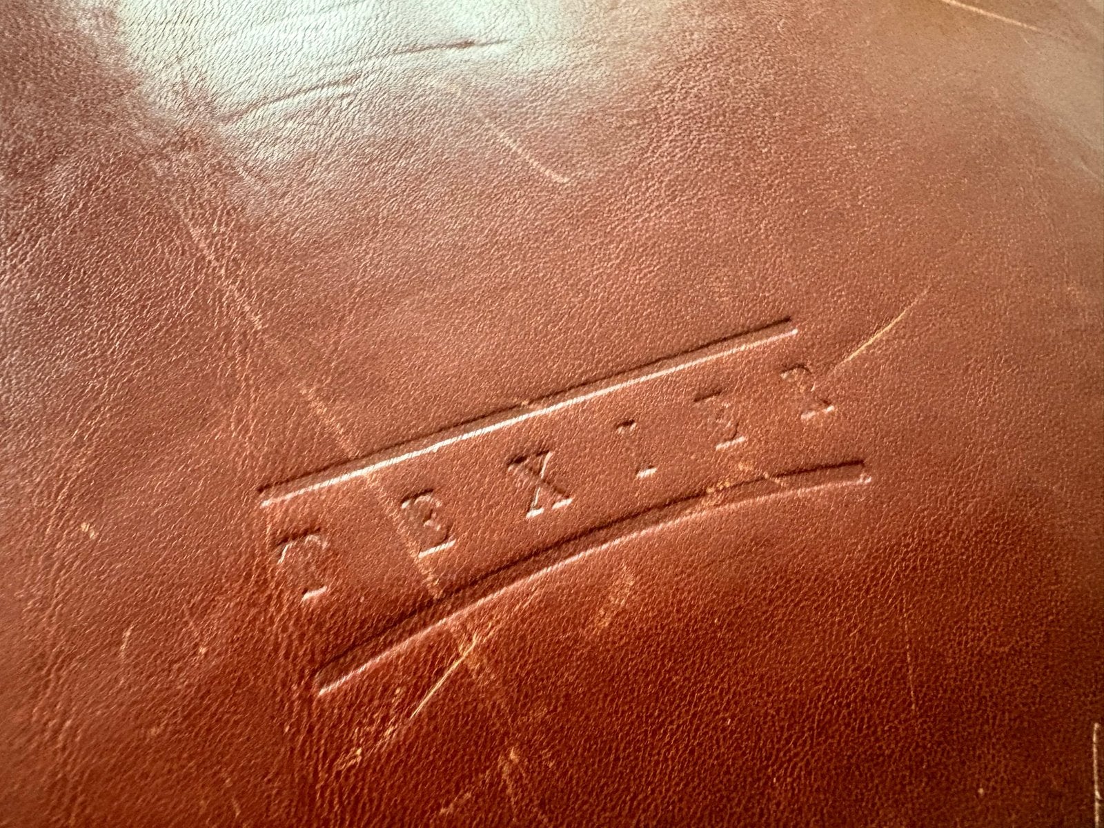Vintage Texier Leren Aktetas - Klassiek en Ruim, Ophalen of Verzenden, Gebruikt, Bruin
