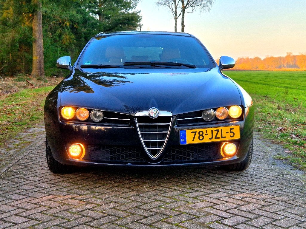 Alfa Romeo 159 1.750 TBi 200PK 2009 Zwart, Voorwielaandrijving, Euro 5, 4 cilinders, Zwart
