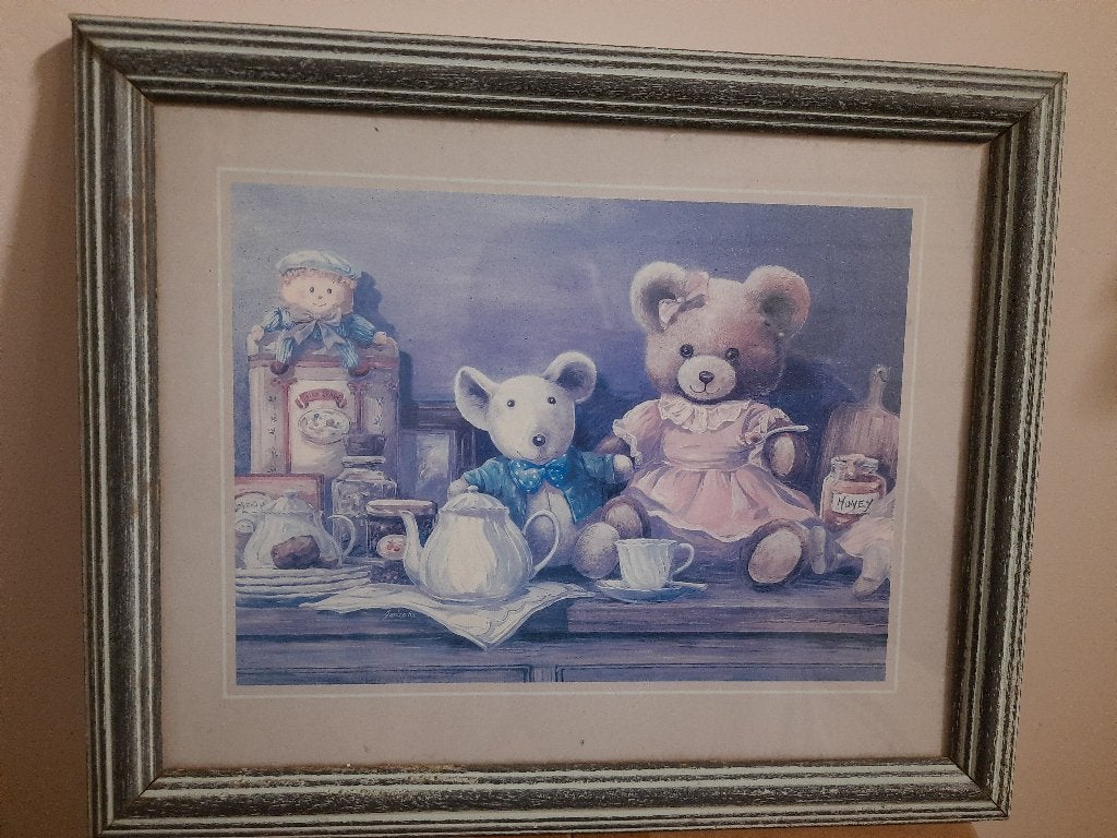 Sierlijstje "Beer", Met afbeelding, 25 cm, Nieuw, 20 cm