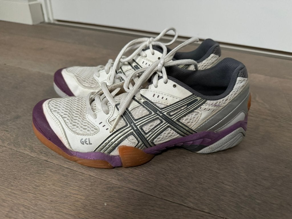 S004 ASICS dames sportschoenen maat 39, Asics, Ophalen of Verzenden, Gedragen, Wit