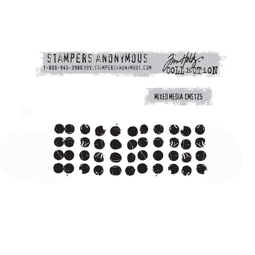 Stampers Anonymous Tim Holtz Cling Stamp Mixed Media #125/04, Verzenden, Nieuw, EZ-mounted stempel