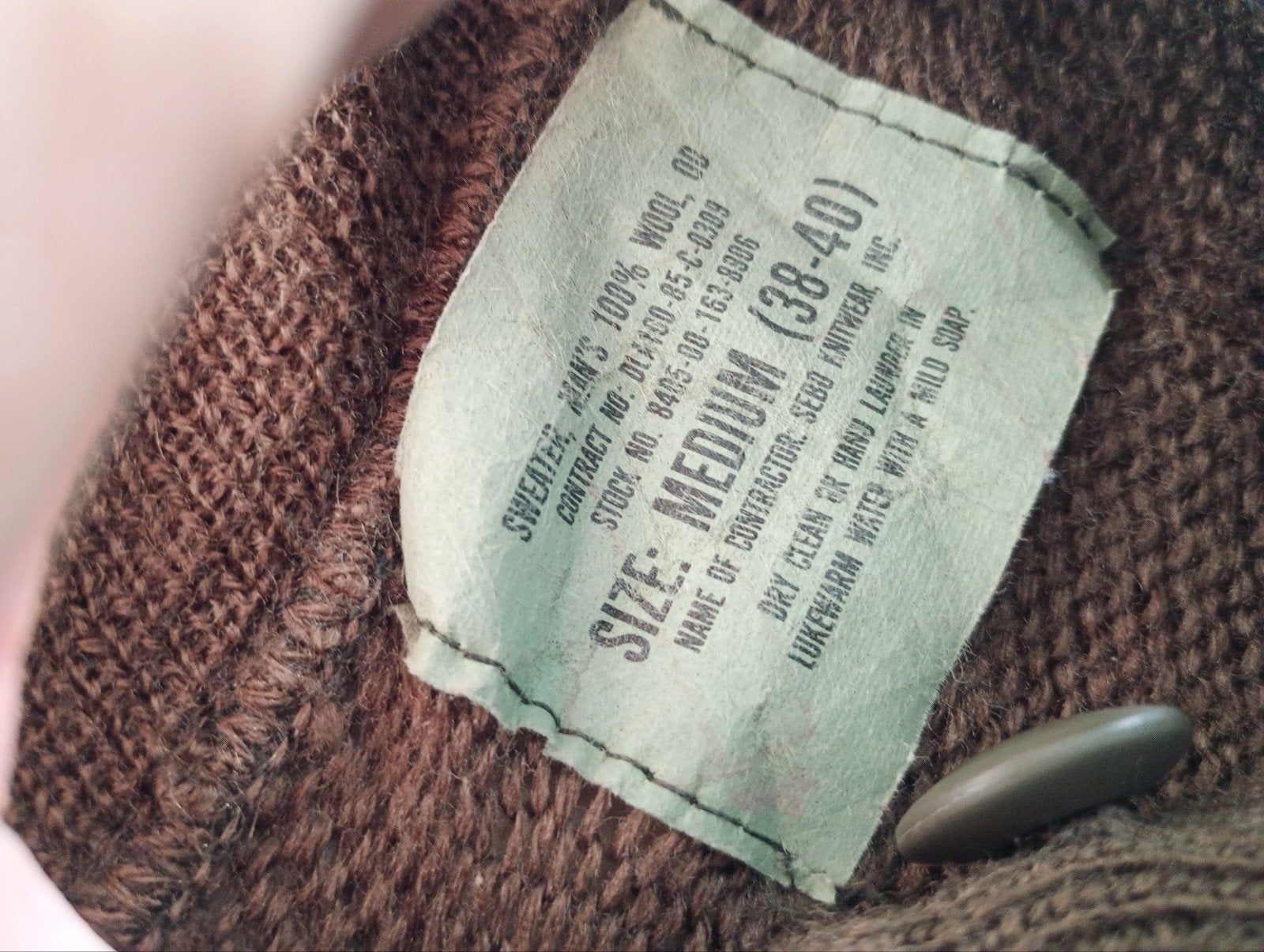 Amerikaanse militaire 5-button "Jeep" sweater., Ophalen of Verzenden, ., ., .