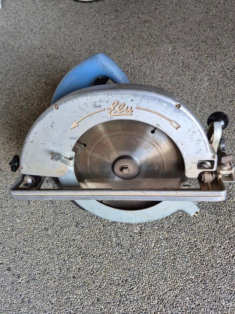 Elu Cirkelzaag - Vintage en Krachtig, Gebruikt, Cirkelzaag, 600 tot 1200 watt, Ophalen of Verzenden
