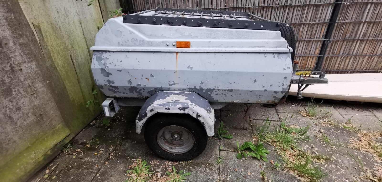 Bagagewagen, aanhanger, motor trailer project, Ophalen