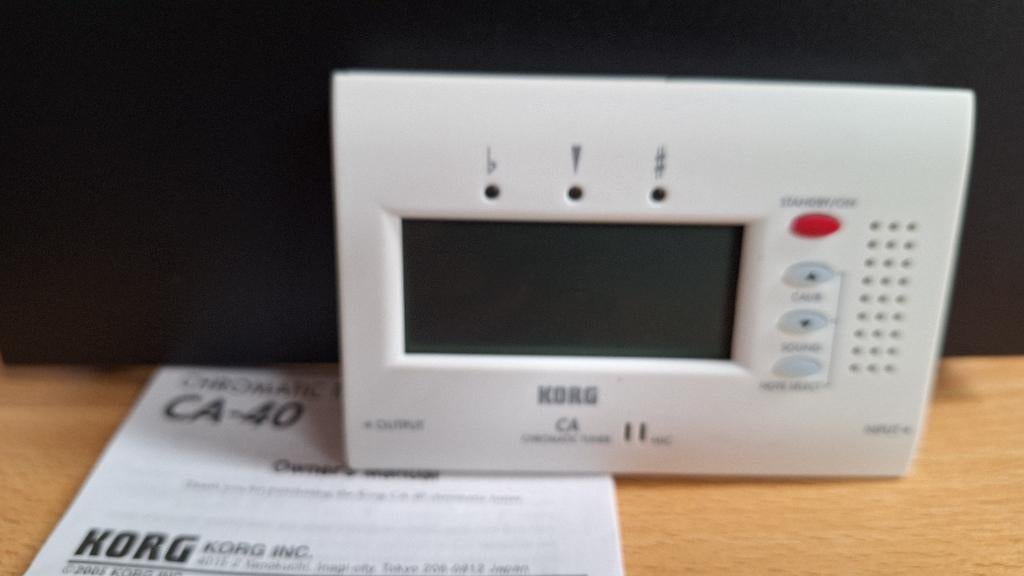 Korg CA-40 Chromatic Tuner, Ophalen of Verzenden, Zo goed als nieuw