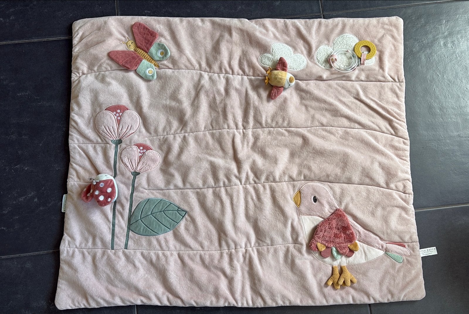 Little Dutch Boxkleed / babykleed roze Flowers & Butterflies, Ophalen of Verzenden, Zo goed als nieuw