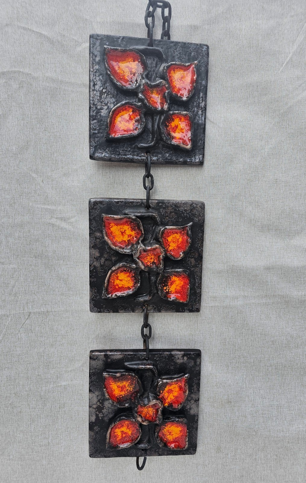 Vintage Fat Lava Wandset – Carstens Atelier – Jaren '60/'70, Huis en Inrichting, Ophalen of Verzenden