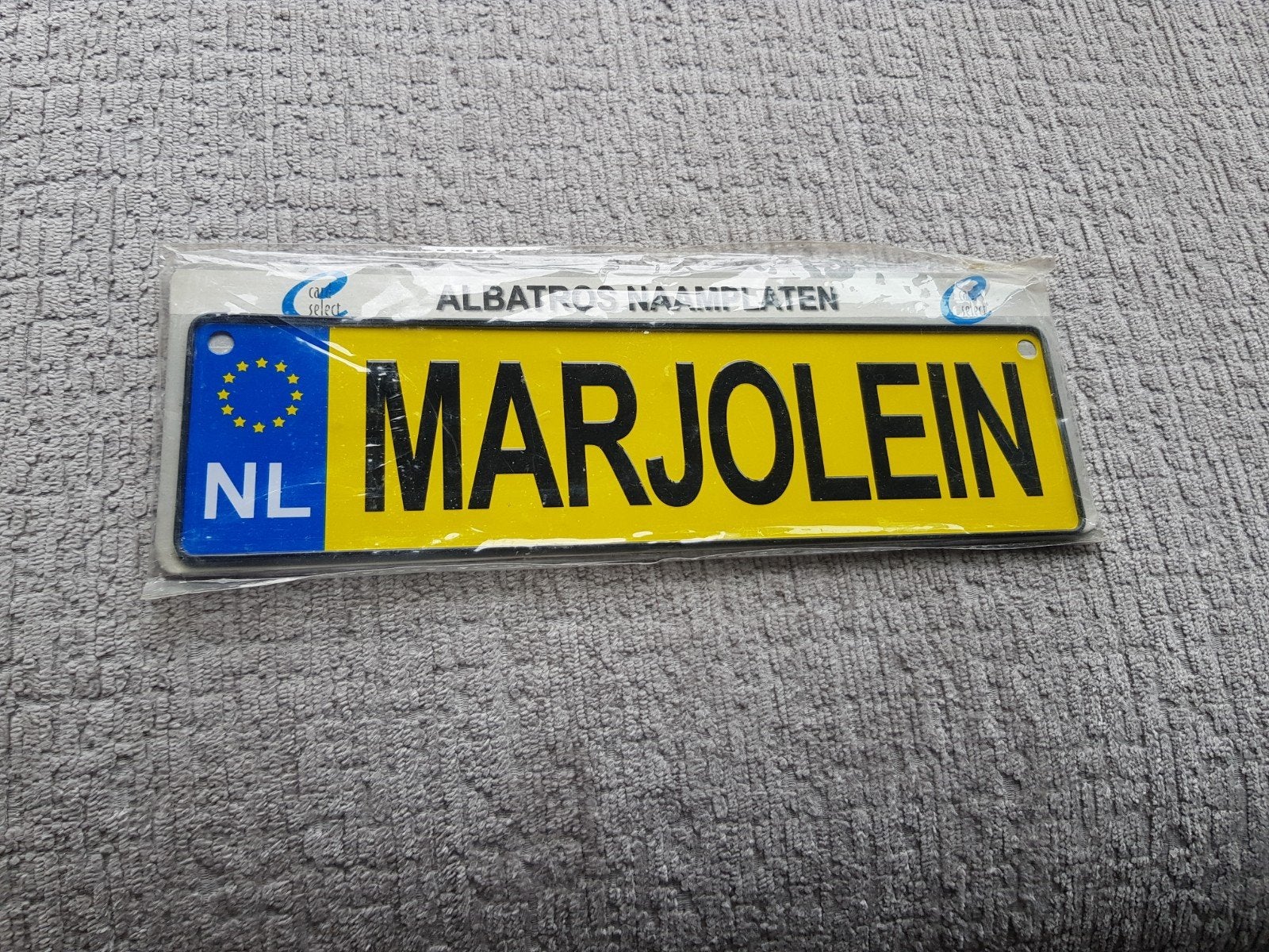 naamplaatje met naam Marjolein, Ophalen of Verzenden
