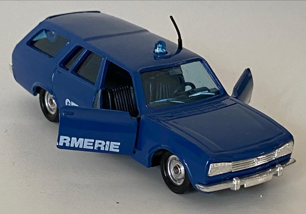Solido Peugeot 504 Break Gendarmerie 1/43, Ophalen of Verzenden, Nieuw, Auto, Solido