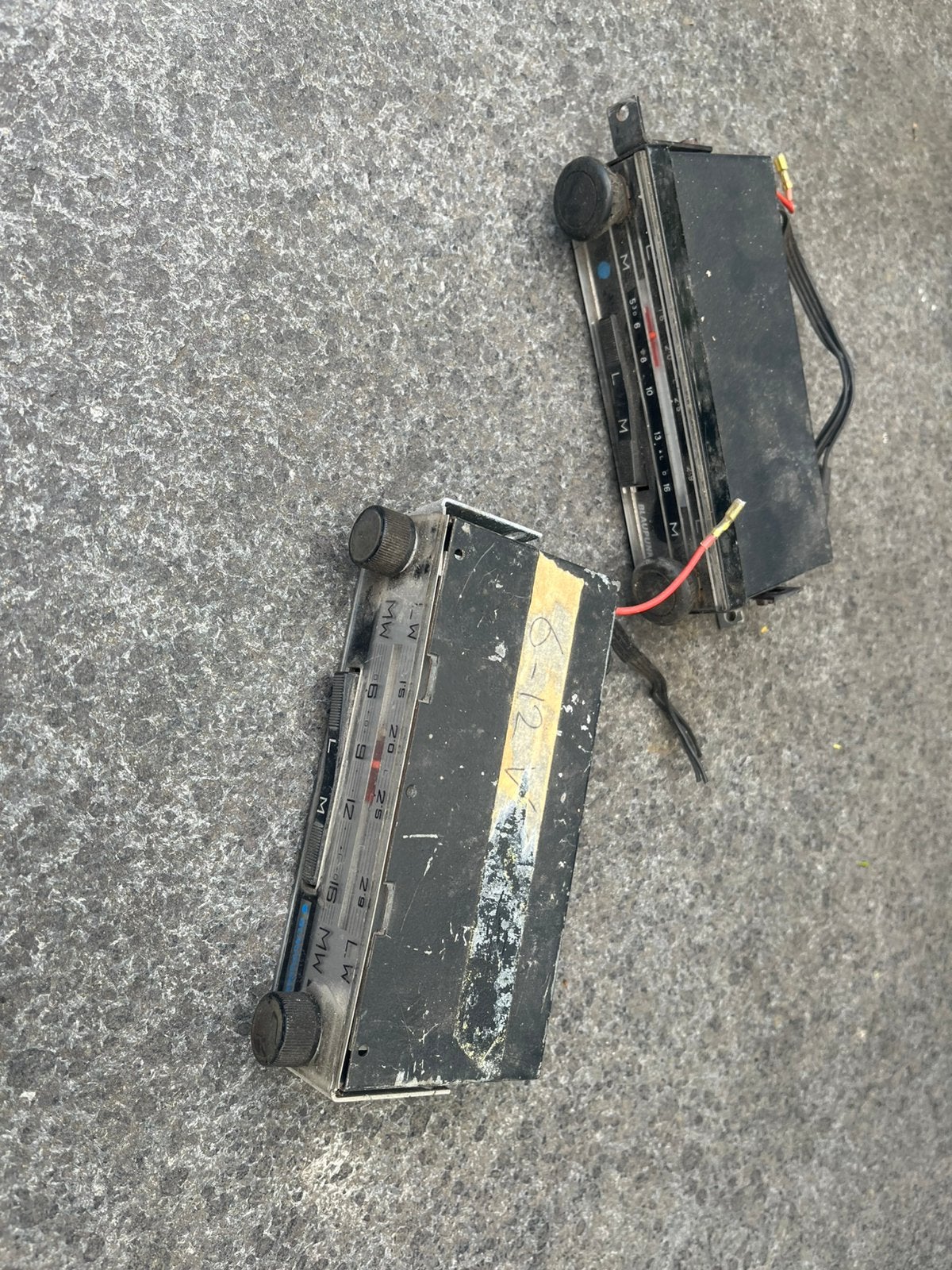Blaupunkt oldtimer auto radio. Twee stuks, Gebruikt, Ophalen of Verzenden, Nvt, Nvt