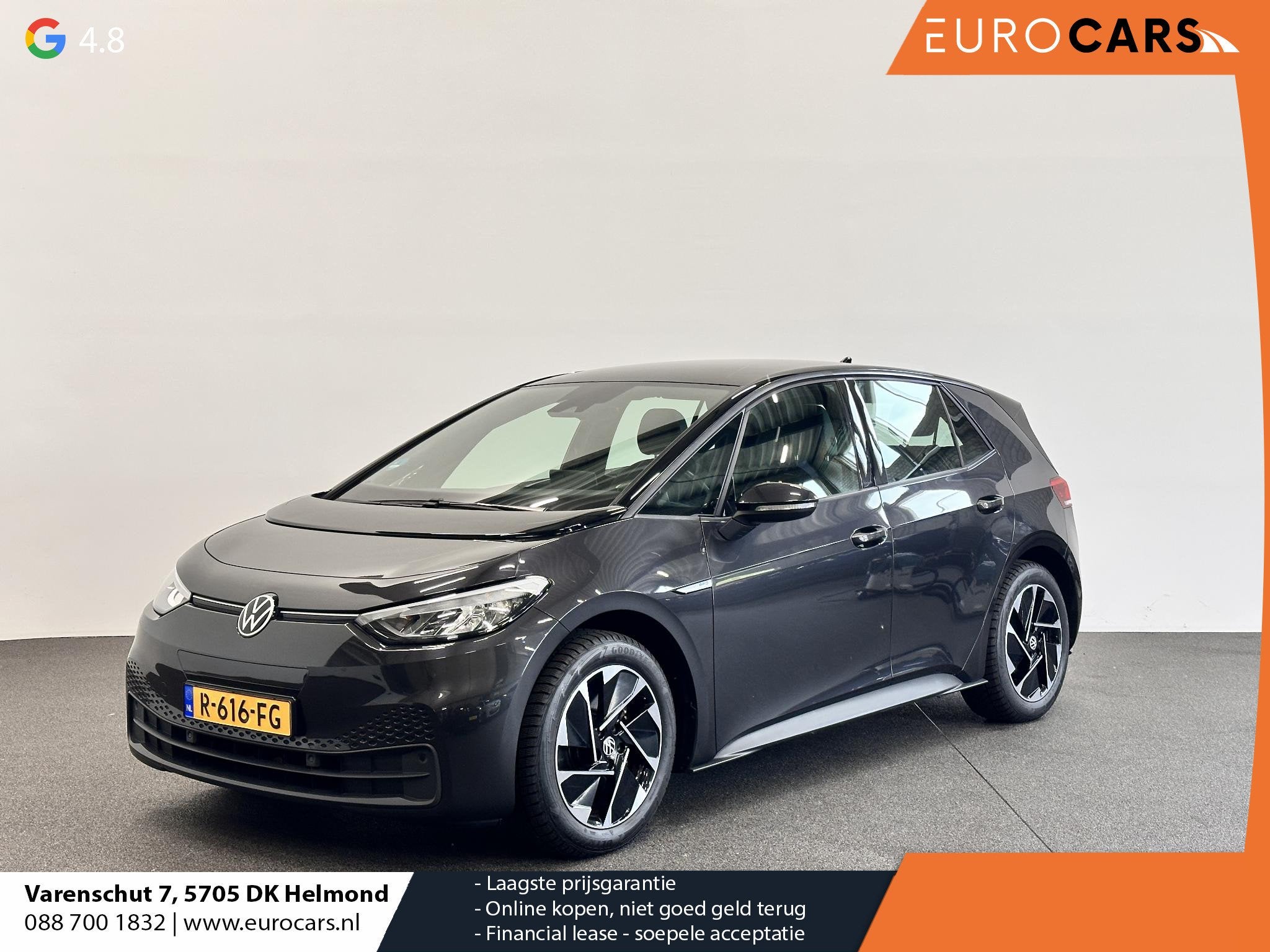 Volkswagen ID.3 Pro 58 kWh SOH 91% Airco ECC Navi Carplay Ad, Auto's, Automaat, 145 pk, Gebruikt, 1712 kg