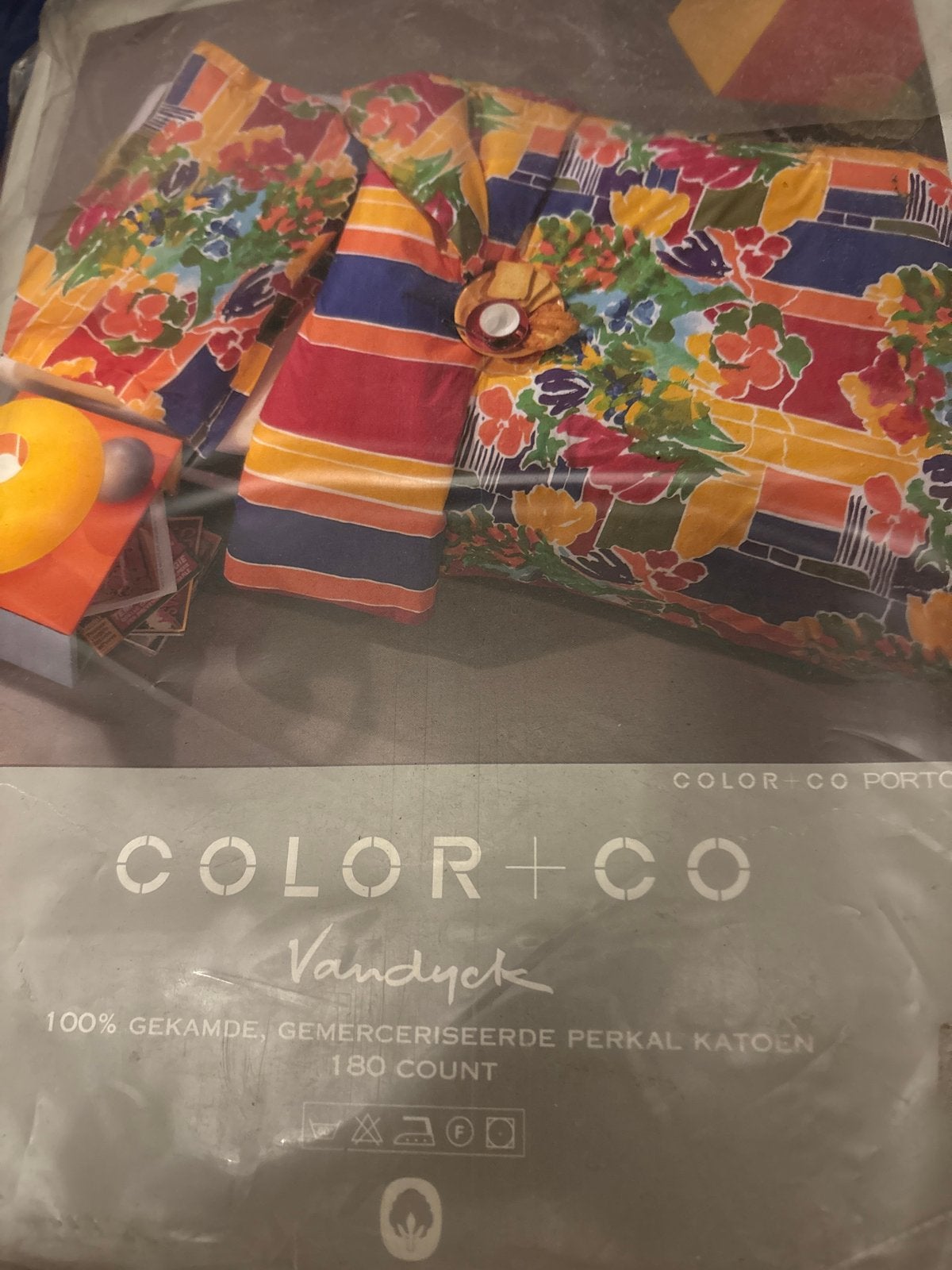 Color en Co Vandyck dekbedovertrek 140x200/220, Ophalen of Verzenden, Nieuw, Meerkleurig, Dekbedovertrek