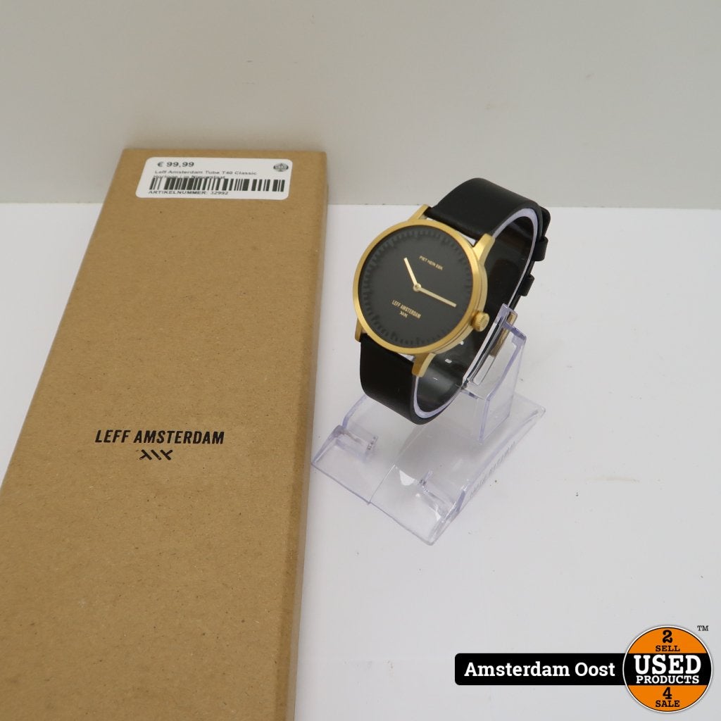 Leff Amsterdam Tube T40 Classic Horloge | in Nieuwstaat, Flex Ltd., Gebruikt, https://flex.com/contact-us, Nobelstraat 10, 5807 GA Oostrum LB, Limburg, Nederland