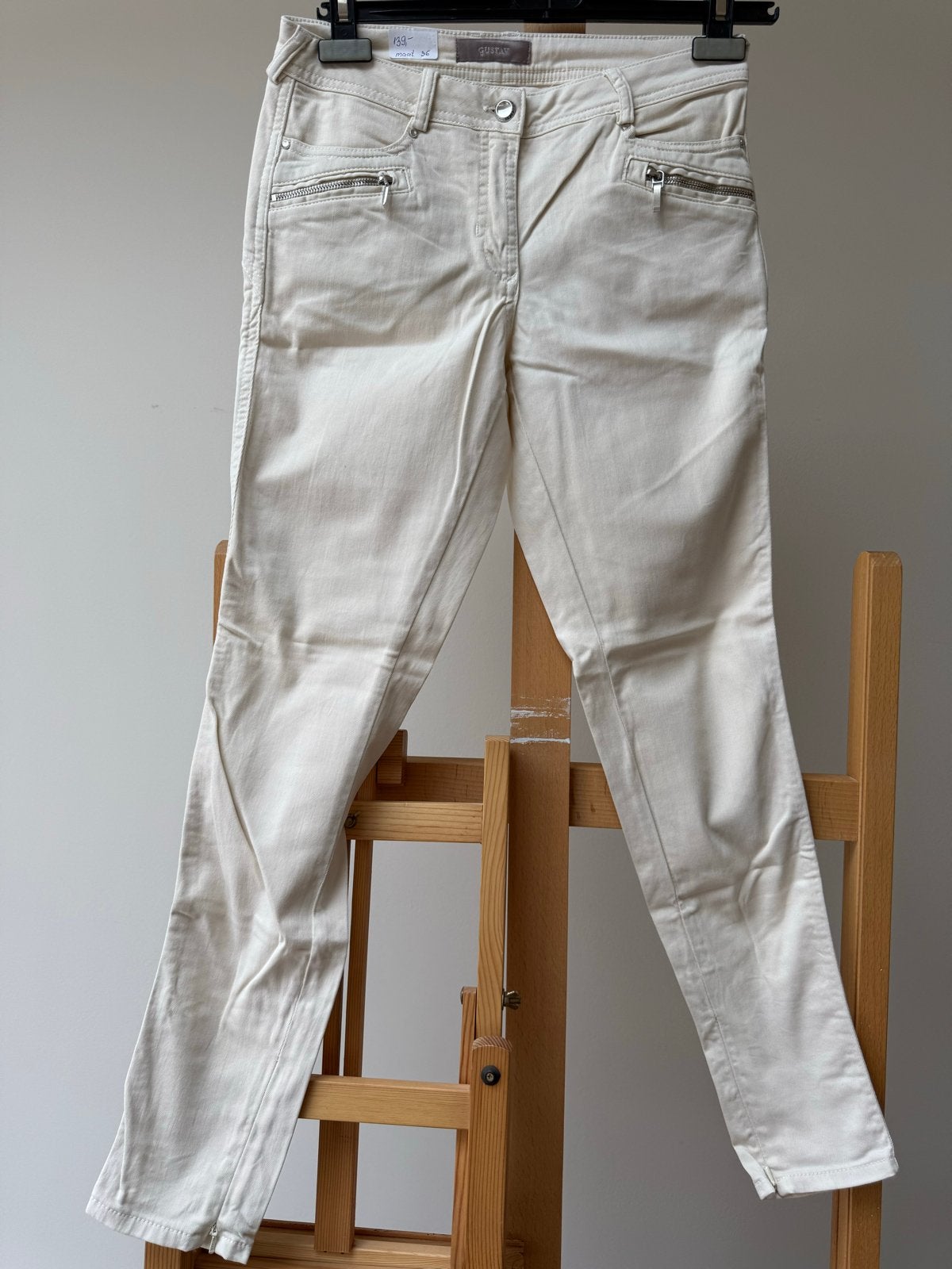 Gustav broek maat 36, Kleding | Dames, Broeken en Pantalons, Verzenden, Beige, Zo goed als nieuw, Maat 36 (S)