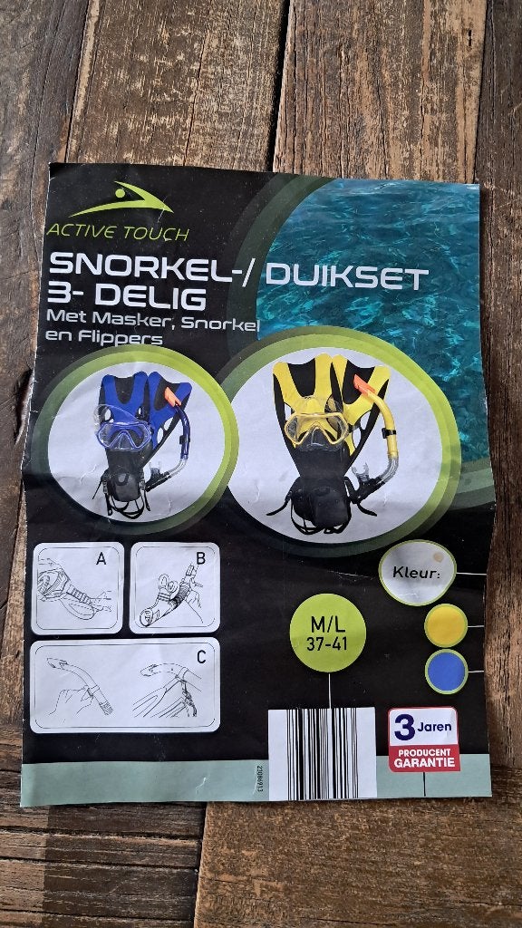 Snorkel/duikset, Ophalen of Verzenden, Nieuw, Snorkelset