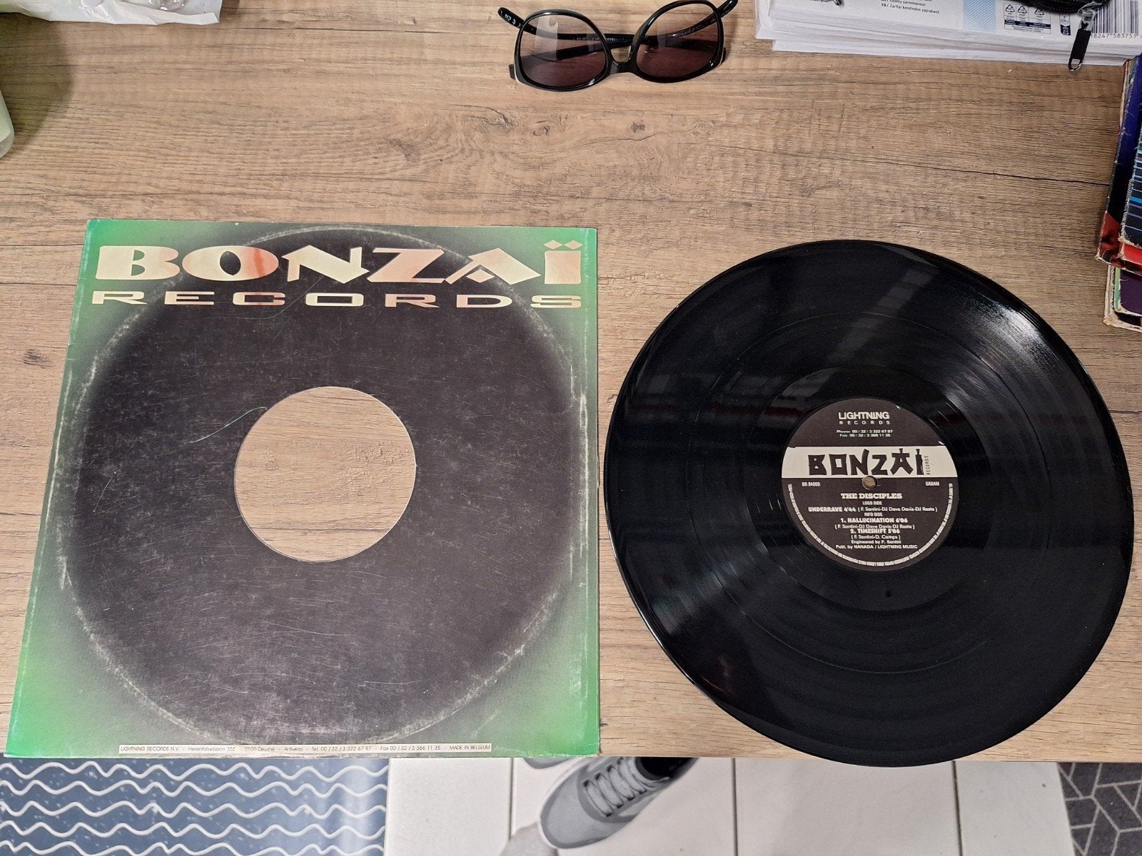 The Disciples - Underrage / Hallucination (Bonzai Records), LP, Gebruikt, Promo, Ophalen of Verzenden