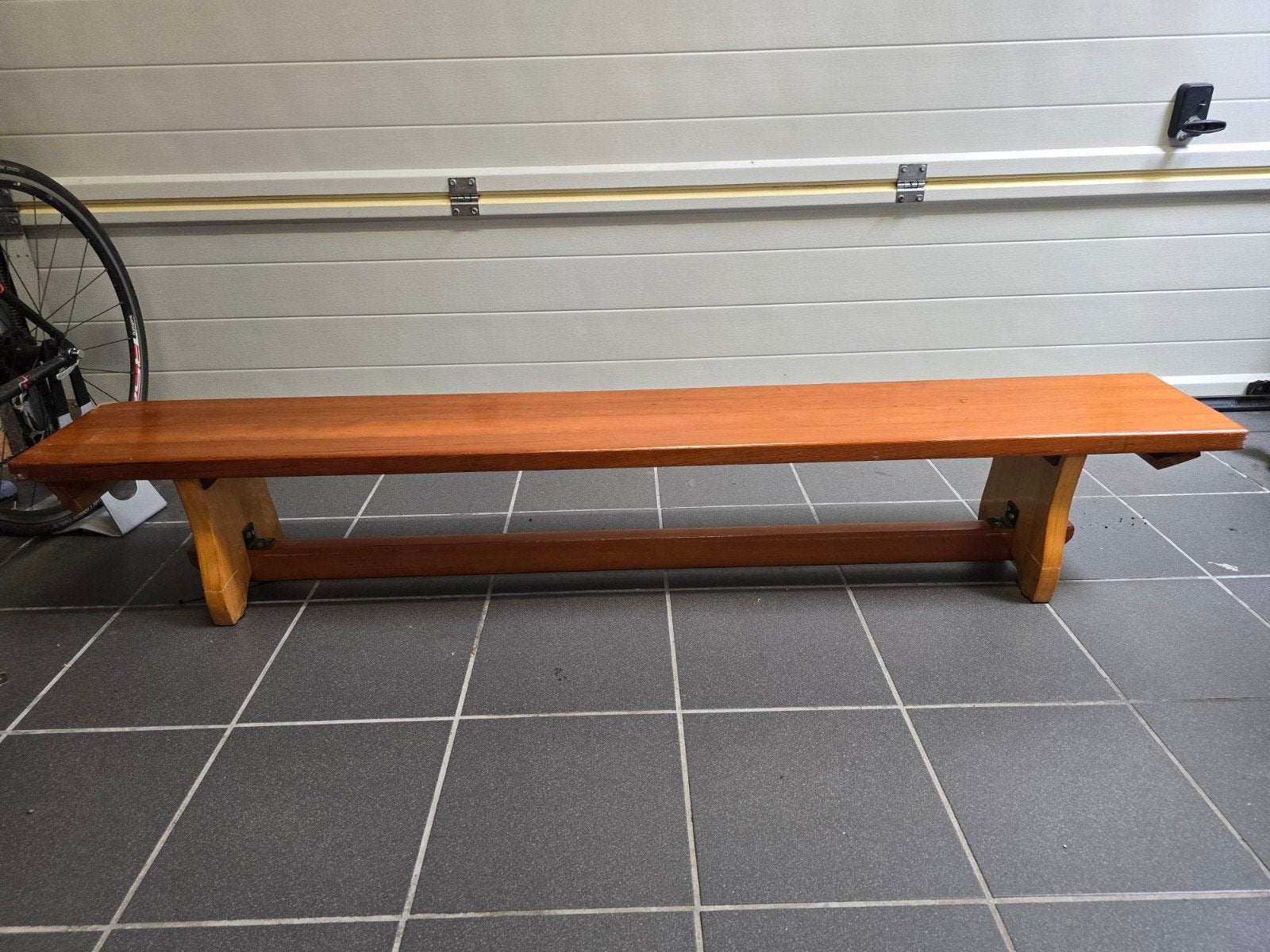 Vintage gymzaalbank 180x30 cm in nette staat, Ophalen