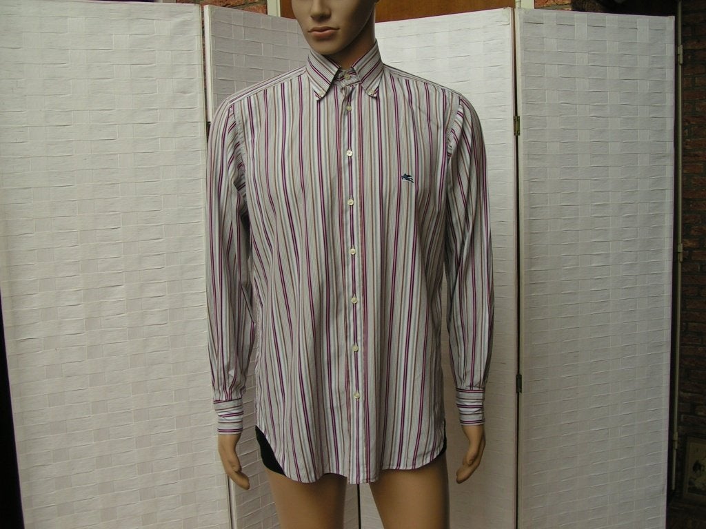 ETRO overhemd,Mt M(39) als nieuw, Tweedehands, Overige kleuren, Tweedehands, Zo goed als nieuw
