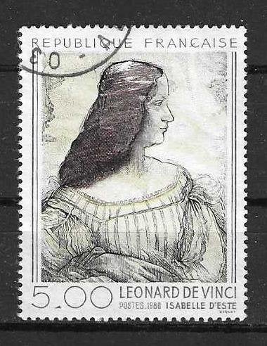 Frankrijk Michel 2581 gestempeld  DA VINCI, Postzegels en Munten, Ophalen of Verzenden, Gestempeld