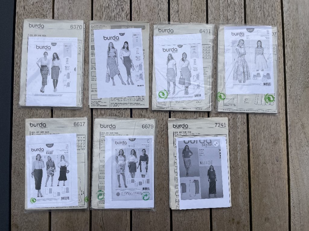 Burda naaipatronen rokken, Overige typen, Vrouw, Zo goed als nieuw, Burda