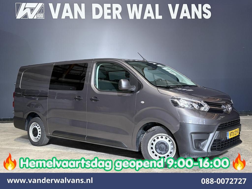 Toyota ProAce Worker 2.0 D-4D 145pk L3H1 Dubbele Cabine Euro, Auto's, Bestelauto's, 145 pk, Stof, Gebruikt, 4 cilinders