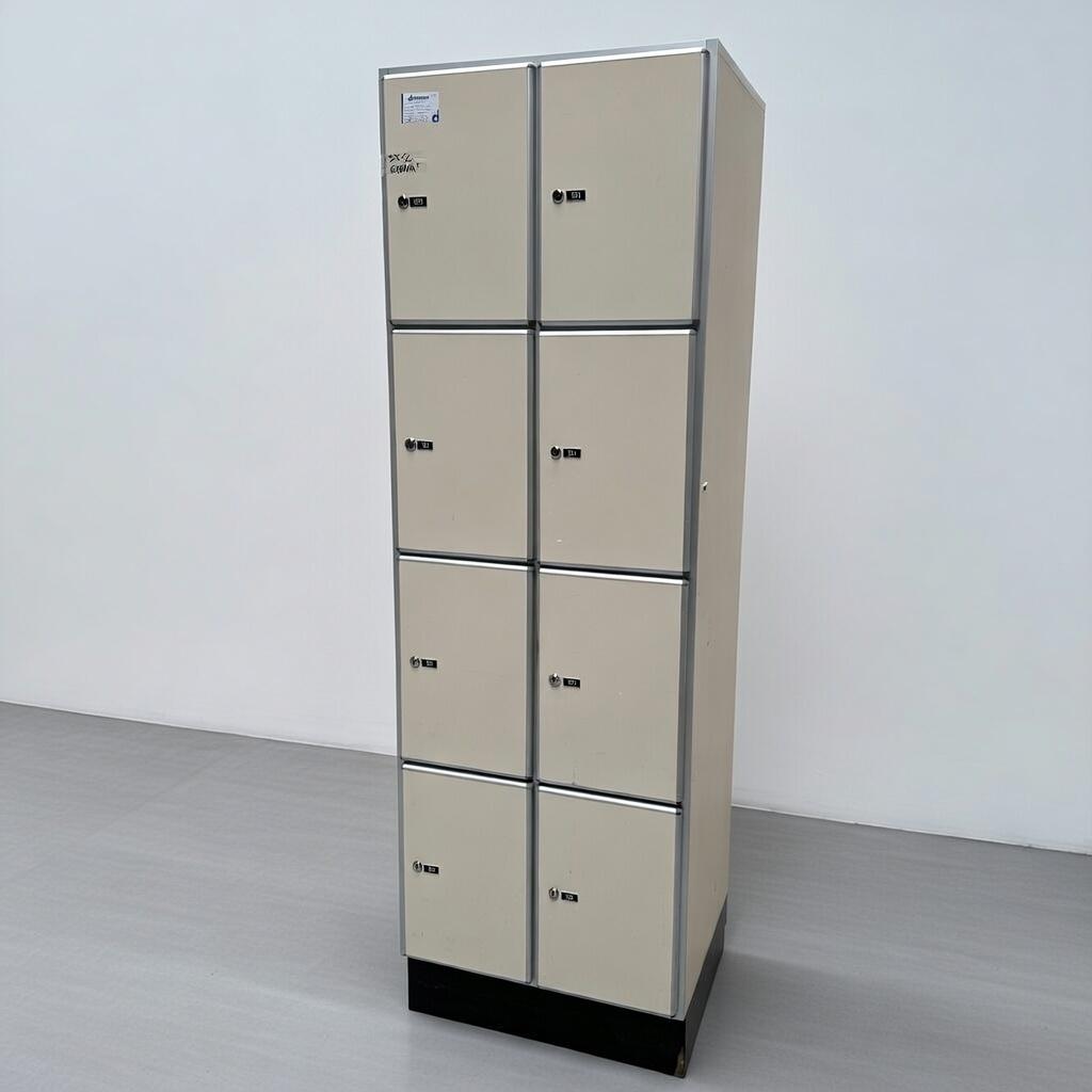 8-deurs Aestic lockerkast - 195x62x54 cm, Niet ingevuld, Gebruikt, Niet ingevuld, Niet ingevuld
