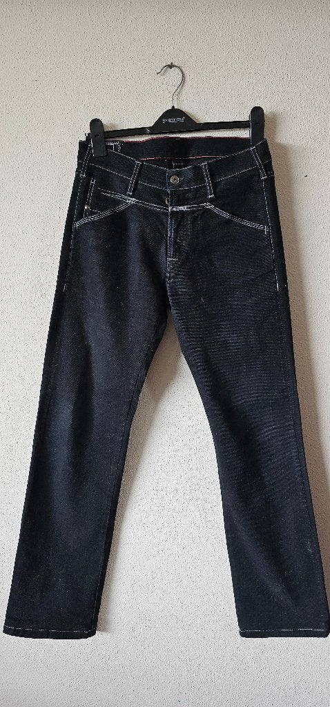 Marithé François Girbaud Jeans Zwart Maat L (26), Zwart, Maat 42/44 (L), Ophalen of Verzenden, Zo goed als nieuw