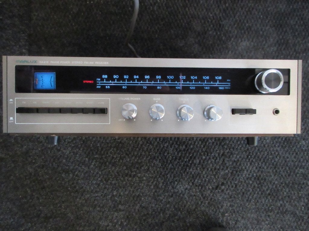 Marlux tuner versterker model RA-618, Overige merken, Ophalen of Verzenden, Minder dan 60 watt, Gebruikt