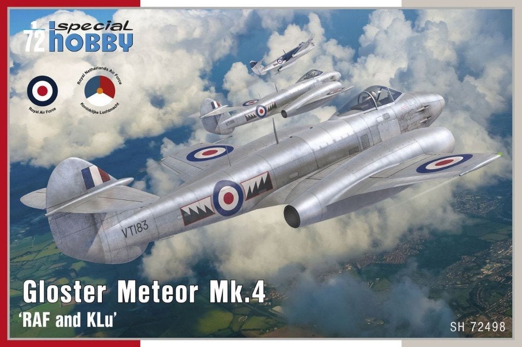 Special Hobby Gloster Meteor Mk.4 'RAF and KLu' 1:72, Overige merken, 1:72 tot 1:144, Nieuw, Ophalen of Verzenden