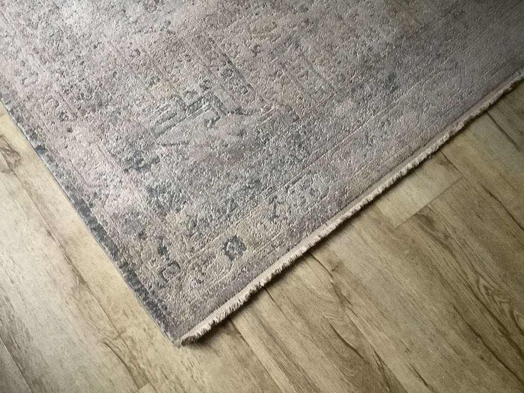 Vloerkleed 220x 160, Ophalen, Gebruikt, Beige, 150 tot 200 cm