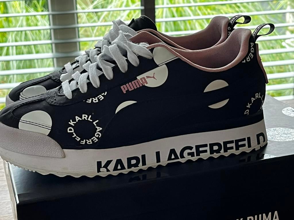 Karl lagerfeld puma, Kleding | Dames, Schoenen, Zwart, Ophalen of Verzenden, Sneakers of Gympen, Gedragen