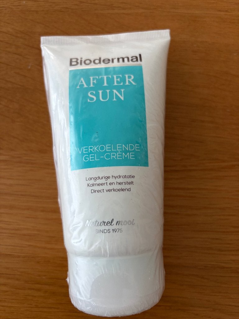 T.k.a. gesealde verp. 150 ml Biodermal After Sun., Sieraden, Tassen en Uiterlijk, Ophalen of Verzenden, Nieuw, Zonnebrand of After Sun