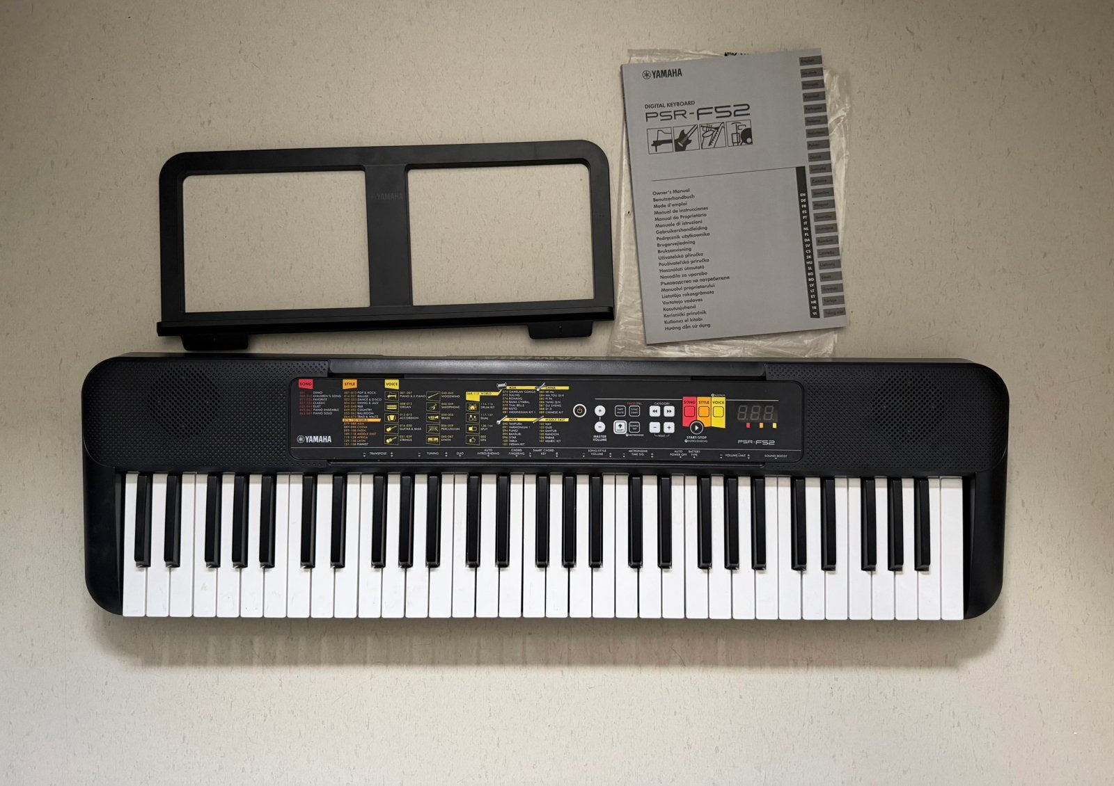 Electronisch keyboard Yamaha PSR-F52, Muziek en Instrumenten, Ophalen, Zo goed als nieuw, 61 toetsen, Yamaha