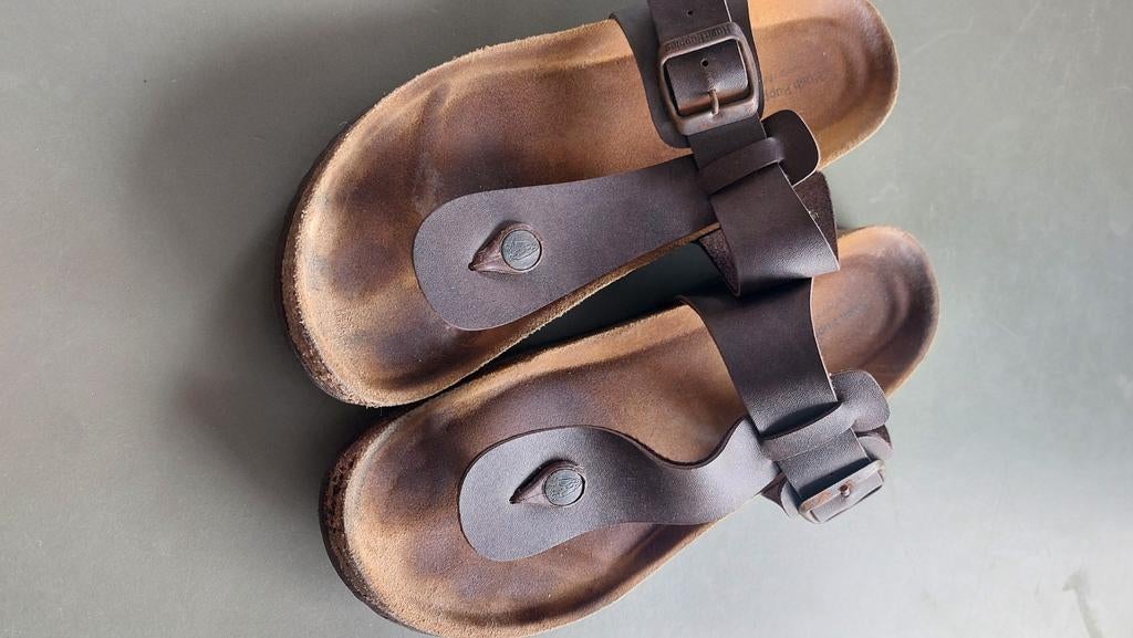 Hush Puppies zgan a la Birkenstock mt 42 Heren slippers, Ophalen, Zo goed als nieuw