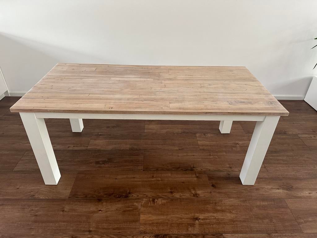 Nette eettafel houten eettafel 190x90x77, Huis en Inrichting, Ophalen, Gebruikt, 50 tot 100 cm, Vijf personen of meer