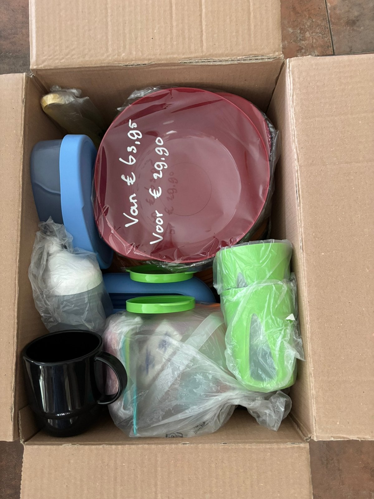 Grote doos vol Tupperware, Ophalen of Verzenden, Zo goed als nieuw, Overige typen