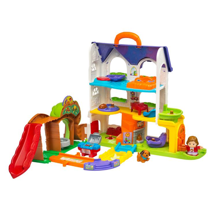 Vtech Vrolijke Vriendjes huis met veel extras, Kinderen en Baby's, Speelgoed | Vtech, Ophalen, Gebruikt, 2 tot 4 jaar