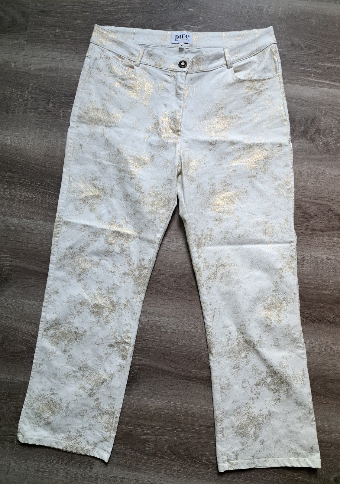 Leuke broek van Zizo, maat XL, Kleding | Dames, Broeken en Pantalons, Zizo, Wit, Maat 42/44 (L), Ophalen of Verzenden