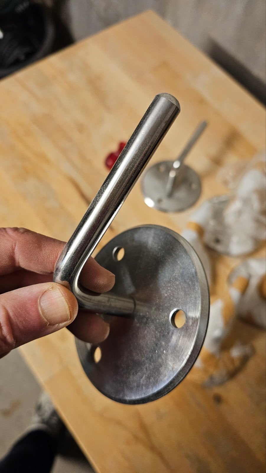 hang haken rvs, Ophalen, Rvs, Klink of Kruk