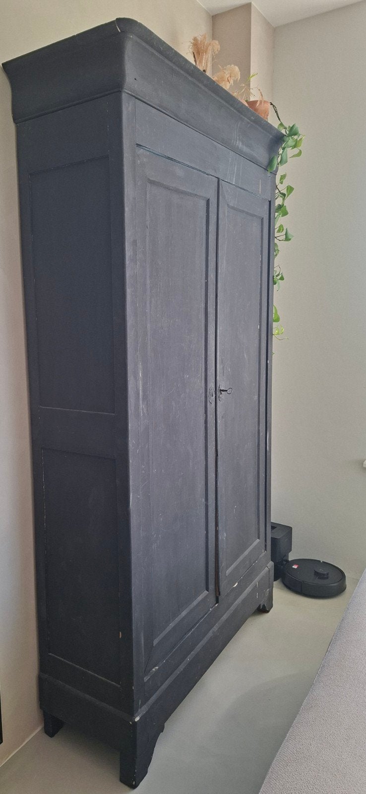 oude kast extra smal opknapper, Antiek en Kunst, Antiek | Meubels | Kasten, Ophalen
