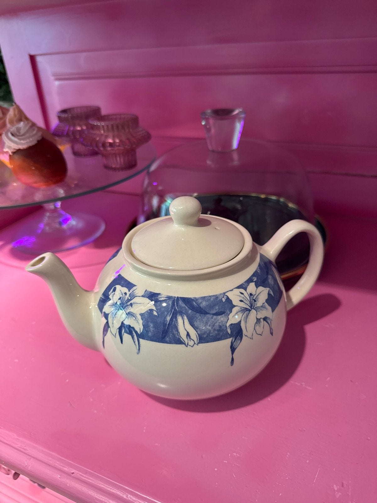 Vintage Claytan Tableware Theepot - Made in Malaysia, Overige merken, Keramiek, Vintage, Ophalen of Verzenden