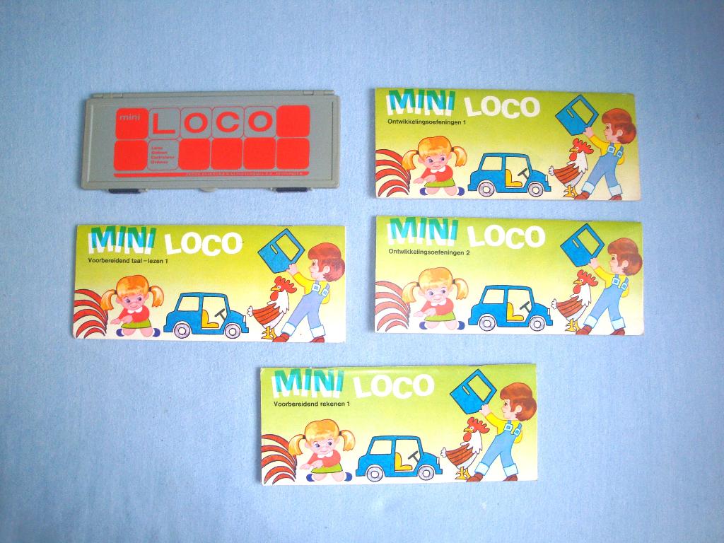 Setje loco stenen en 4 boekjes, Ophalen of Verzenden, Zo goed als nieuw, Taal en Lezen