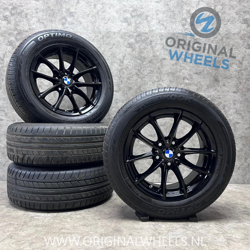 17 inch originele velgen + zomerbanden BMW X3 F25 style 304, Gebruikt, Banden en Velgen, 17 inch, Ophalen of Verzenden