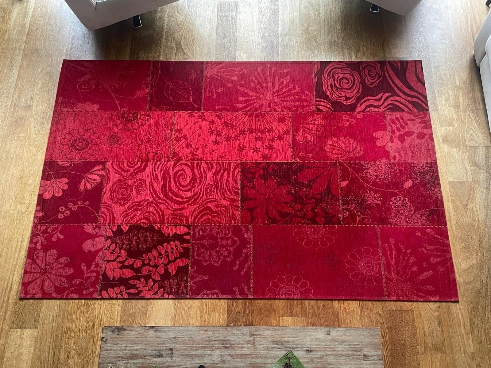 Vloerkleed rood, Ophalen, Rood, Rechthoekig